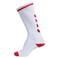 hummel Elite Indoor Sportsocken High - weiß/rot