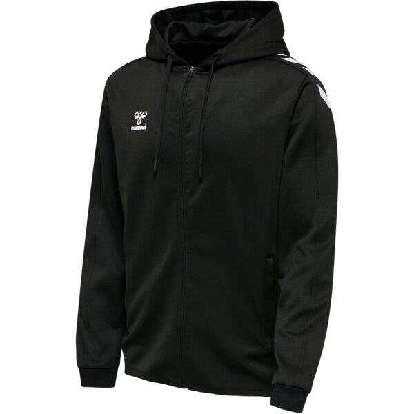 hummel Hmlcore Xk Poly Zip Hood Sweat - black