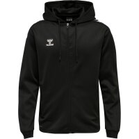 hummel Hmlcore Xk Poly Zip Hood Sweat - black