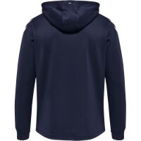 hummel Hmlcore Xk Poly Zip Hood Sweat - marine