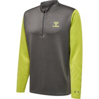 hummel Hmlongrid 1/2 Zip Poly Sweat Herren - forged...