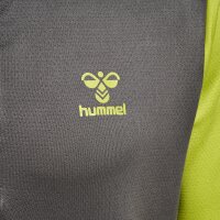 hummel Hmlongrid 1/2 Zip Poly Sweat Herren - forged iron/dark citron