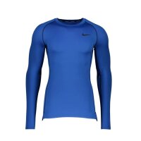 Nike Pro Langarm Funktionsshirt Herren - blau