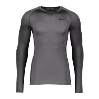 Nike Pro Langarm Funktionsshirt Herren - grau