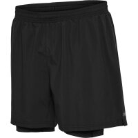 hummel Nwldetroit 2In1 Shorts Male Herren - black