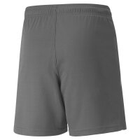 Puma teamLIGA Shorts Kinder - grau/wei&szlig;