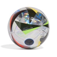 adidas EURO24 Foil Trainingsball - silber/schwarz/blau