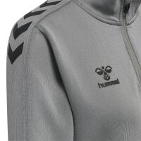 hummel Hmlcore Xk Half Zip Sweat Damen - grey melange