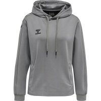 hummel Core XK Poly Sweat Hoodie Damen - grau