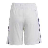 adidas Tiro 23 Shorts Kinder - wei&szlig;/lila