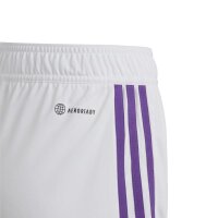 adidas Tiro 23 Shorts Kinder - wei&szlig;/lila