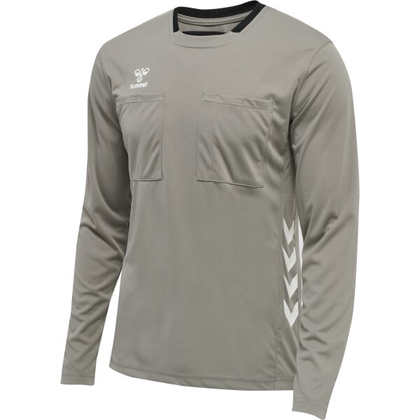 hummel Hmlreferee Chevron Trikot L/S Herren - steeple gray