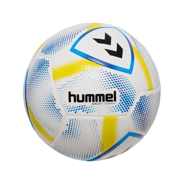 hummel Hmlaerofly Training Fußball - white/blue/yellow