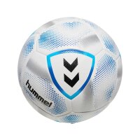 hummel Hmlaerofly Training Pro Fu&szlig;ball - white/blue/silver