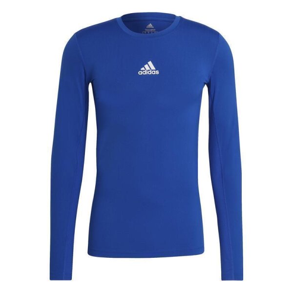 adidas Techfit Compression Langarm Shirt Herren - blau