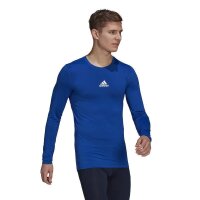 adidas Techfit Compression Langarm Shirt Herren - blau