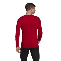 adidas Techfit Compression Langarm Shirt Herren - rot