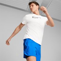 Puma Graphic Run T-Shirt Herren - wei&szlig;