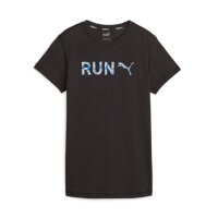 Puma Graphic Run T-Shirt Damen - schwarz