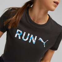 Puma Graphic Run T-Shirt Damen - schwarz