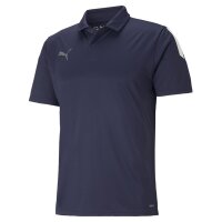 Puma teamLIGA Sideline Poloshirt Herren - navy/wei&szlig;