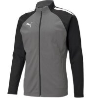 Puma teamLIGA Trainingsjacke Herren - grau/schwarz