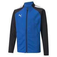 Puma teamLIGA Trainingsjacke Kinder - blau/schwarz/wei&szlig;