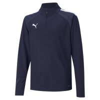 Puma teamLIGA Trainingstop Kinder - navy/weiß