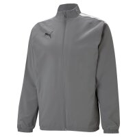 Puma teamLIGA Sideline Trainingsjacke Herren - grau/weiß