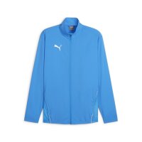 Puma teamGOAL Sideline Trainingsjacke Herren - blau/weiß