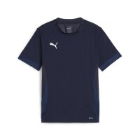 Puma teamGOAL Matchday Trikot Kinder - navy/wei&szlig;