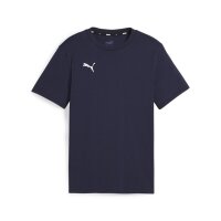 Puma teamGOAL Casuals T-Shirt Kinder - navy