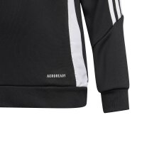 adidas Tiro 24 Half-Zip Hoodie Kinder - schwarz/wei&szlig;