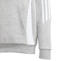 adidas Tiro 24 Sweat Hoodie Kinder - grau/wei&szlig;