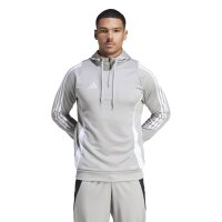 adidas Tiro 24 Half-Zip Hoodie Herren - grau/wei&szlig;