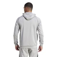 adidas Tiro 24 Half-Zip Hoodie Herren - grau/wei&szlig;