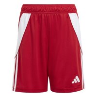 adidas Tiro 24 Shorts Kinder - rot/weiß