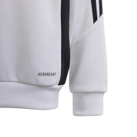 adidas Tiro 24 Half-Zip Hoodie Kinder - wei&szlig;/schwarz