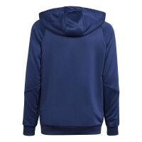 adidas Tiro 24 Half-Zip Hoodie Kinder - navy/wei&szlig;