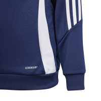 adidas Tiro 24 Half-Zip Hoodie Kinder - navy/wei&szlig;