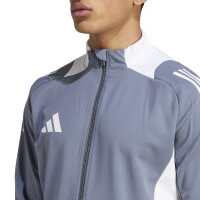 adidas Tiro 24 Competition Trainingsjacke Herren - grau/wei&szlig;