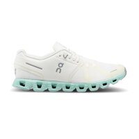 On Cloud 5 Laufschuhe Herren - weiß/türkis