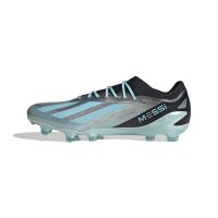 adidas X Crazyfast Messi.1 FG Herren - silber/hellblau/schwarz