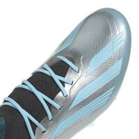 adidas X Crazyfast Messi.1 FG Herren - silber/hellblau/schwarz