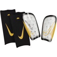 Nike Mercurial Lite Schienbeinschoner - weiß/schwarz/gold