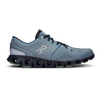 On Cloud X 3 Laufschuhe Damen - blau/grau