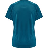 hummel Hmlcore Xk Core Poly Tee S/S Damen - blue coral