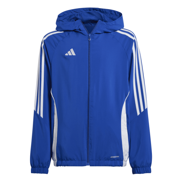 adidas Tiro 24 Windbreaker Jacke Kinder - blau/weiß