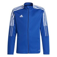 adidas Tiro 24 Windbreaker Jacke Kinder - blau/wei&szlig;