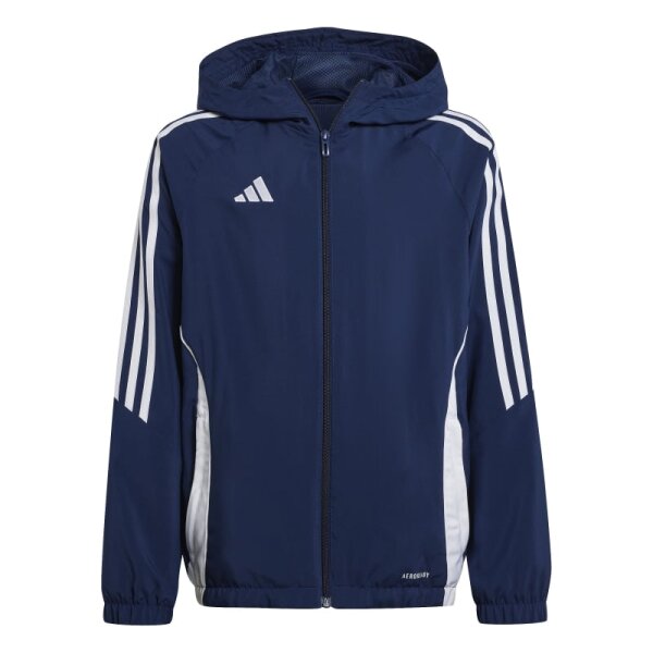 adidas Tiro 24 Windbreaker Jacke Kinder - navy/weiß